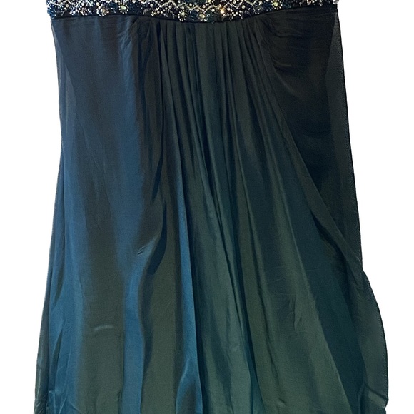 Shahani Couture ombré chiffon evening gown size 18 - Picture 4 of 15